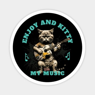 Enjoy And Kitty Magnet